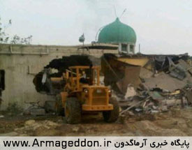 تخریب مساجد بحرین توسط مزدوران آل خلیفه و اشغالگران سعودی