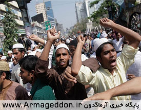 اعتراض بنگلادشی‌ها به افزایش مطالب ضداسلامی  +تصاویر