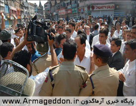 تظاهرات در محکومیت اهانت نیروهای ارتش هند به قرآن کریم + تصویر