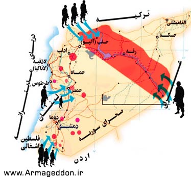 نحوه ورود عناصر داعش به سوريه و محل استقرار آنها