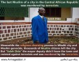 Stop killing muslims in central african republic