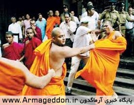 راهب حامی مسلمانان سریلانکا مورد ضرب و شتم قرار گرفت
