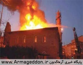 آتش سوزی مشکوک در مسجد شیعیان در ترکیه