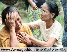 شکنجه وحشیانه یک زن مسلمان میانماری توسط بودایی‌ها