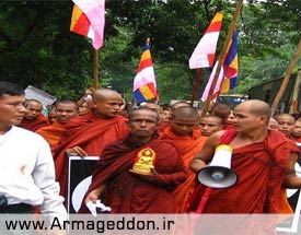 راهبان بودایی به دنبال ممنوعیت حجاب دانش‌آموزان مسلمان در میانمار