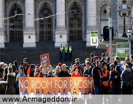 تظاهرات مردم استرالیا در محکومیت اسلام‌هراسی