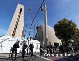 تخلیه بزرگترین مسجد شهر کلن آلمان به دلیل خطر بمب گذاری