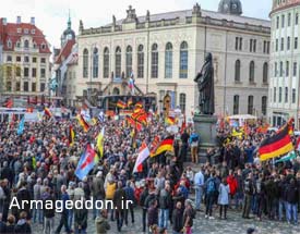 تظاهرات علیه جنبش ضد اسلامی «پگیدا» در آلمان