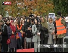 فرانسوی‌ها علیه اسلام هراسی تجمع کردند