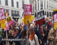تظاهرات گسترده مردم انگلیس علیه اسلام هراسی + فیلم